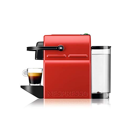 Aleron Inissia – Machine Espresso Compacte, Réservoir 0,7 L, Rouge Rubis