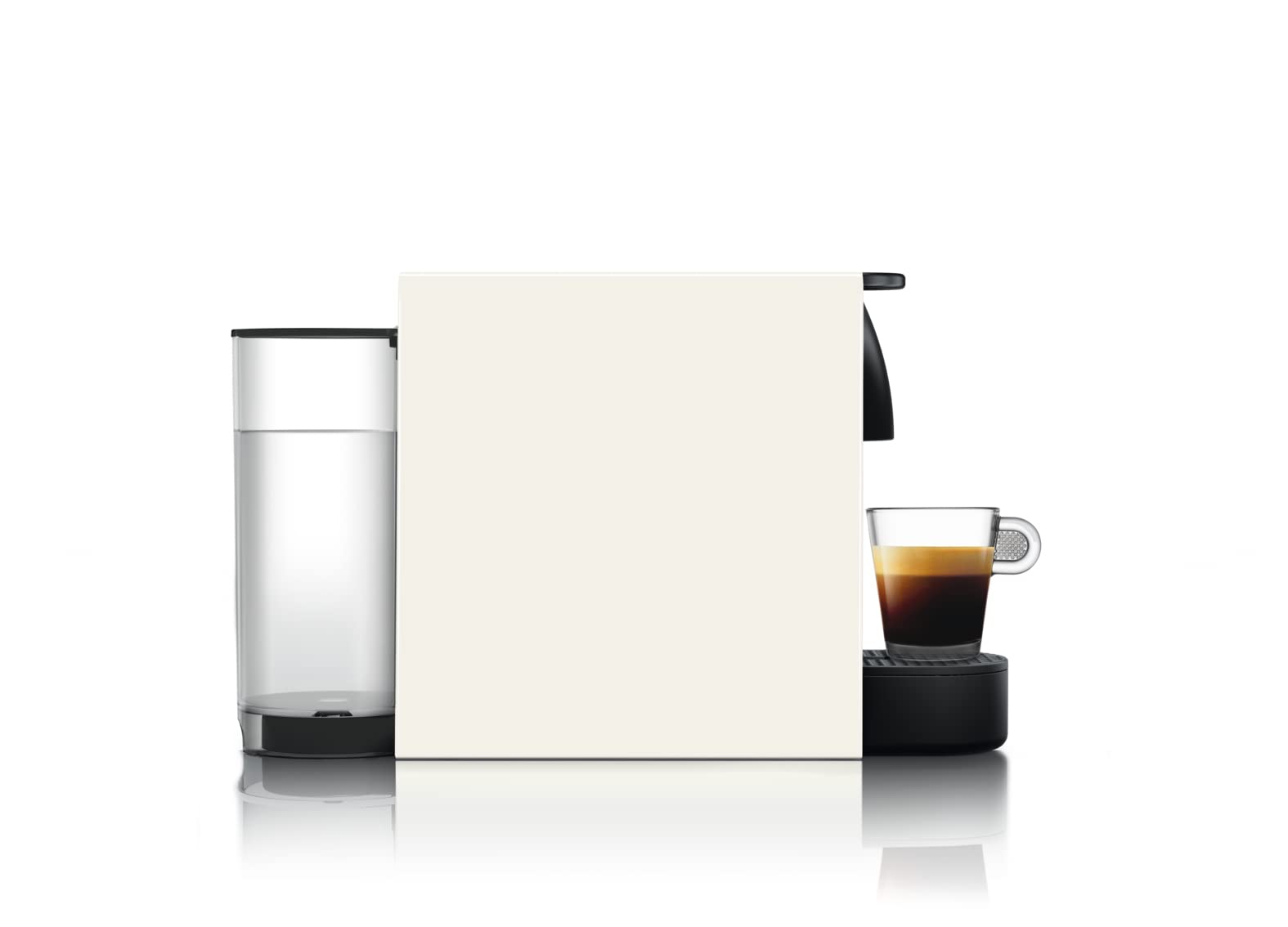 Aleron Essenza Mini – Cafetière à Capsules Ultra-Légère, Blanc Pur
