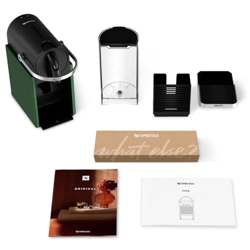Aleron Pixie – Cafetière Espresso Compacte, Vert Foncé