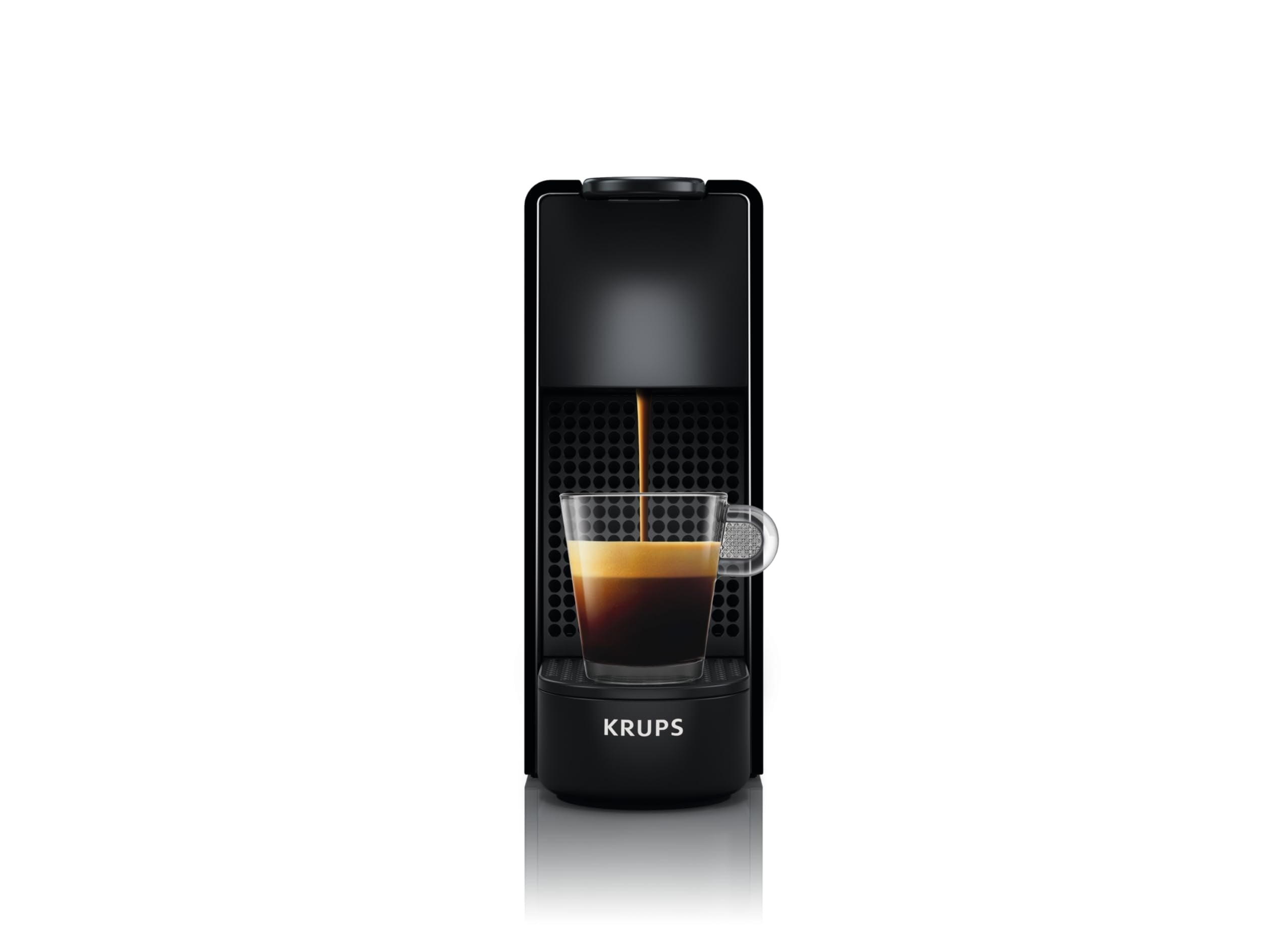 Aleron Essenza Mini – Cafetière à Capsules Slim, Noir Mat