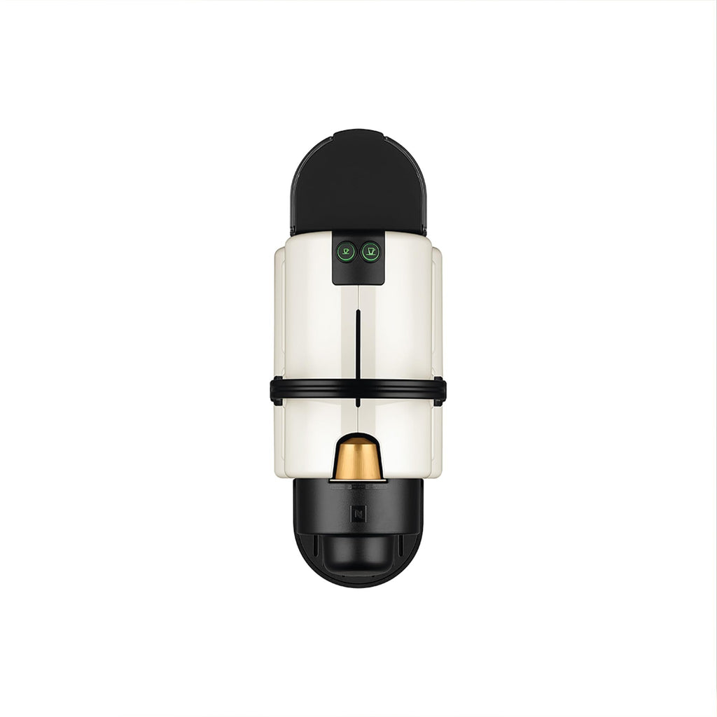 Aleron Inissia – Machine Espresso 19 Bars, Réservoir Amovible, Blanc