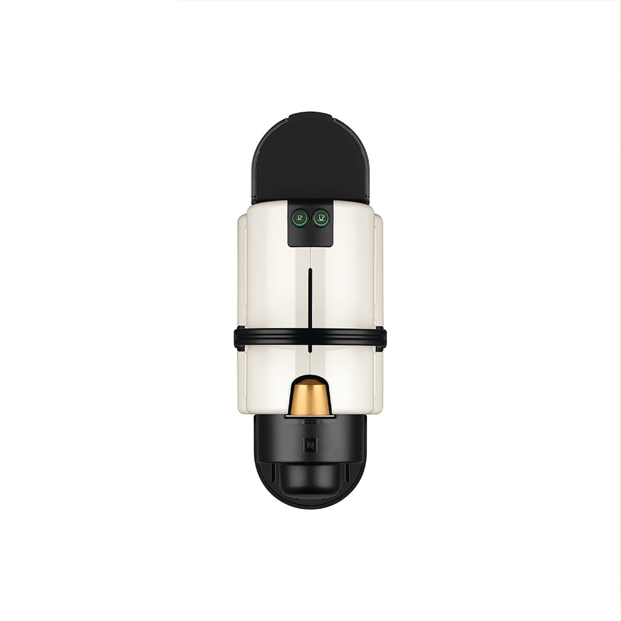 Aleron Inissia – Machine Espresso 19 Bars, Réservoir Amovible, Blanc