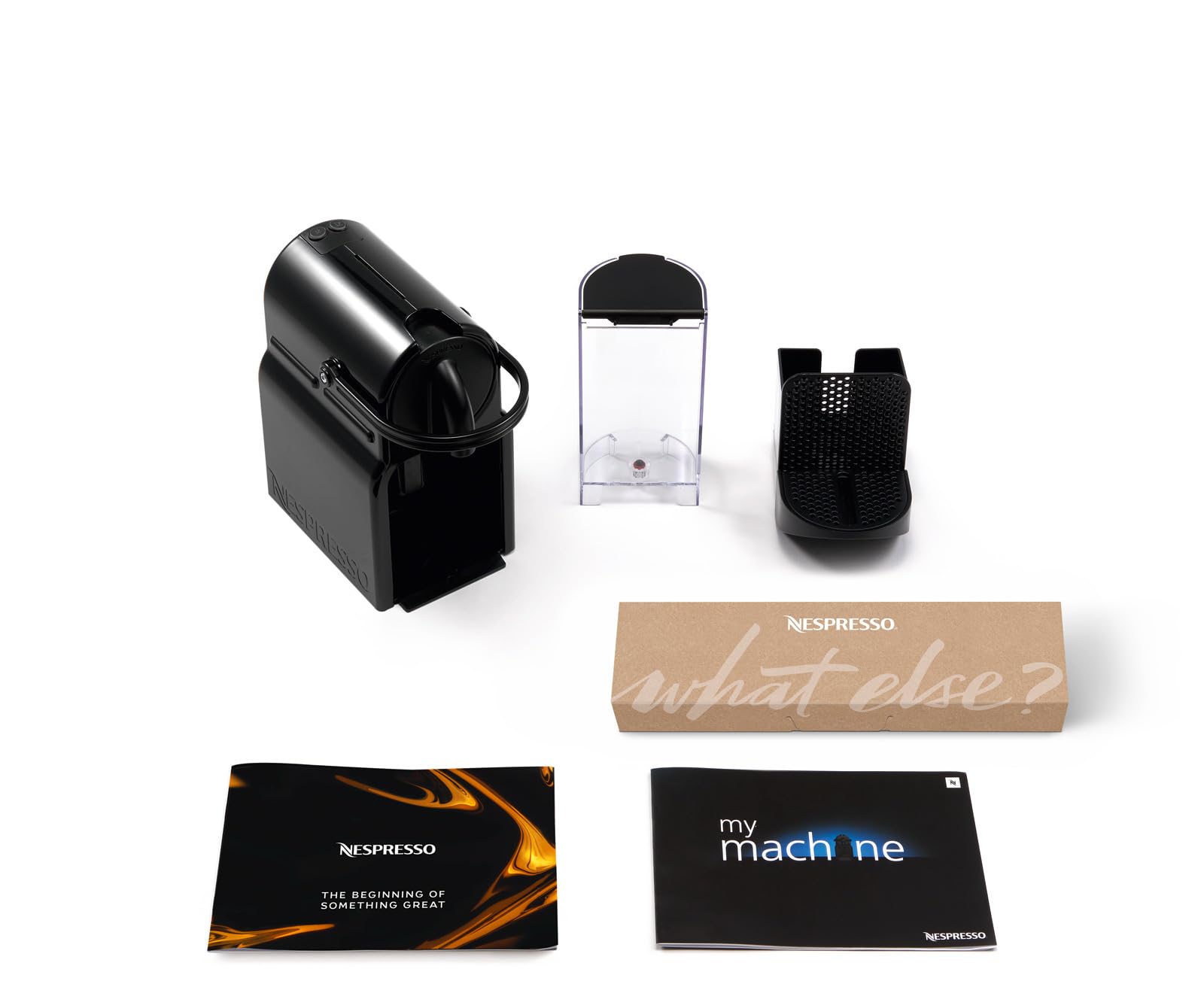 Aleron Inissia – Cafetière à Capsules Automatique, Format Compact, Noir