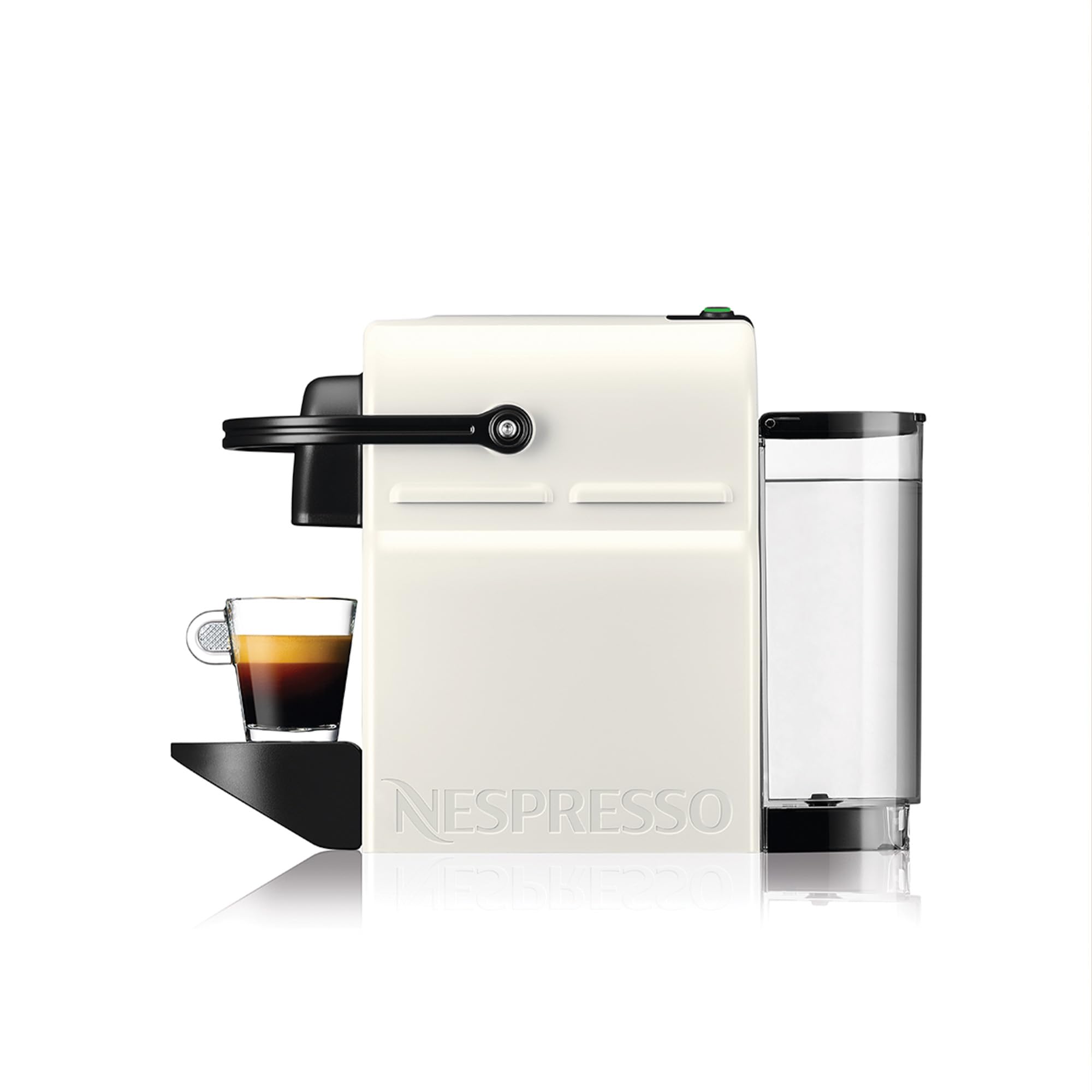 Aleron Inissia – Machine Espresso 19 Bars, Réservoir Amovible, Blanc