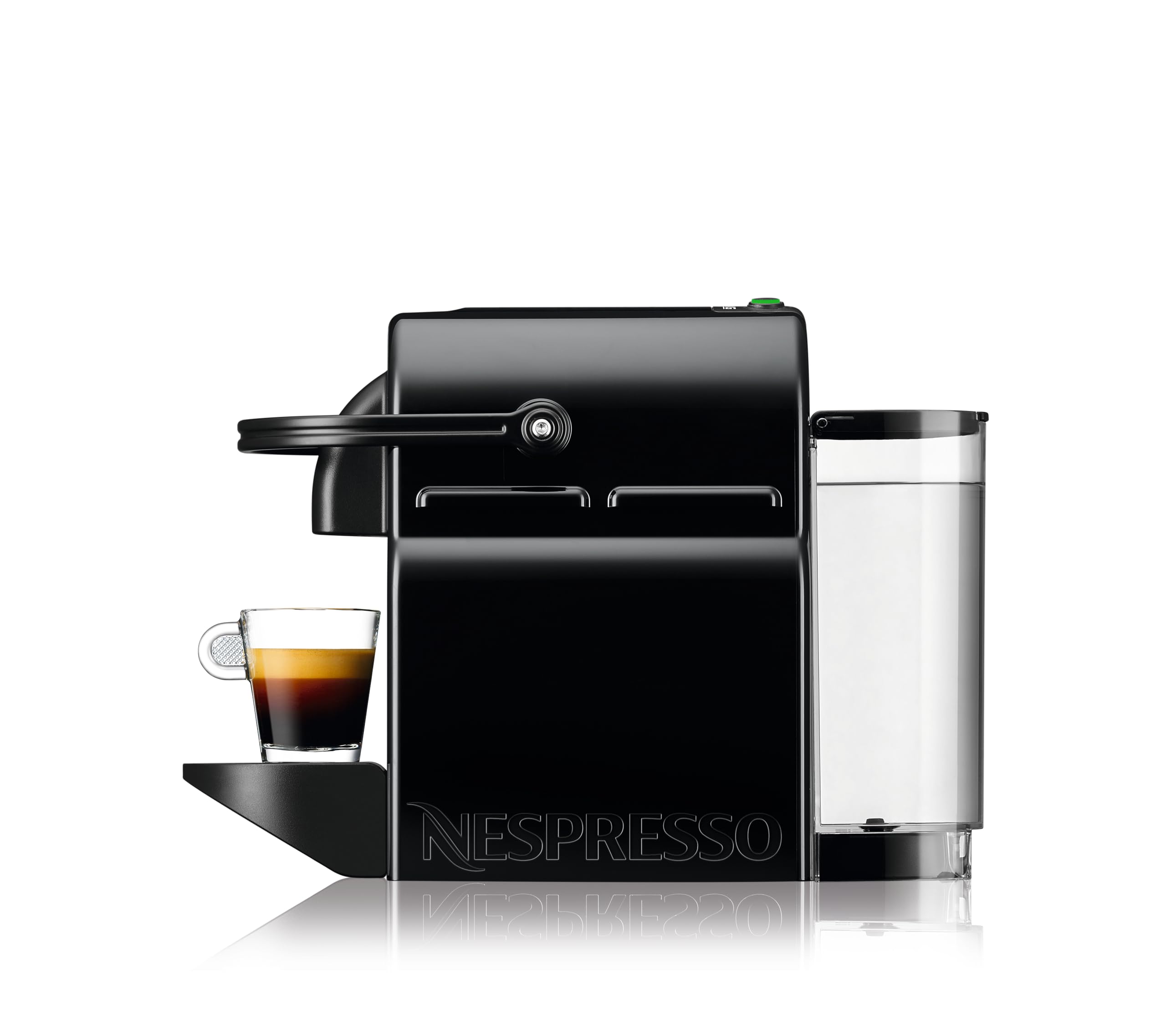 Aleron Inissia – Cafetière à Capsules Automatique, Format Compact, Noir