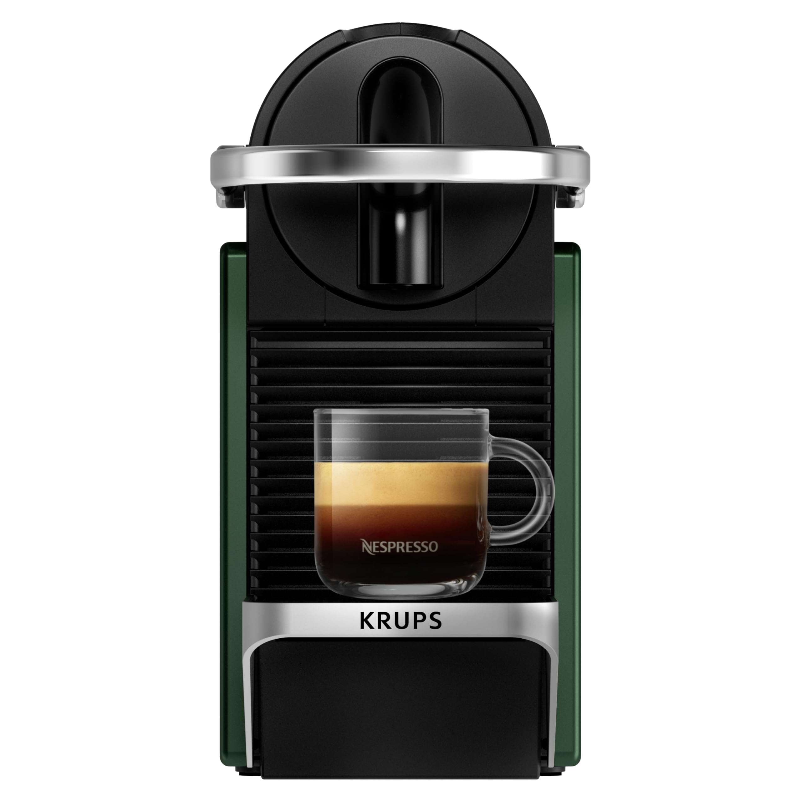 Aleron Pixie – Cafetière Espresso Compacte, Vert Foncé